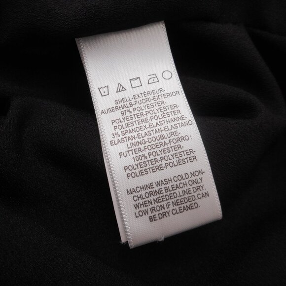 Dress The Population size XL Tiffany Black One Shoulder Sheath Midi Dress - Picture 9 of 11